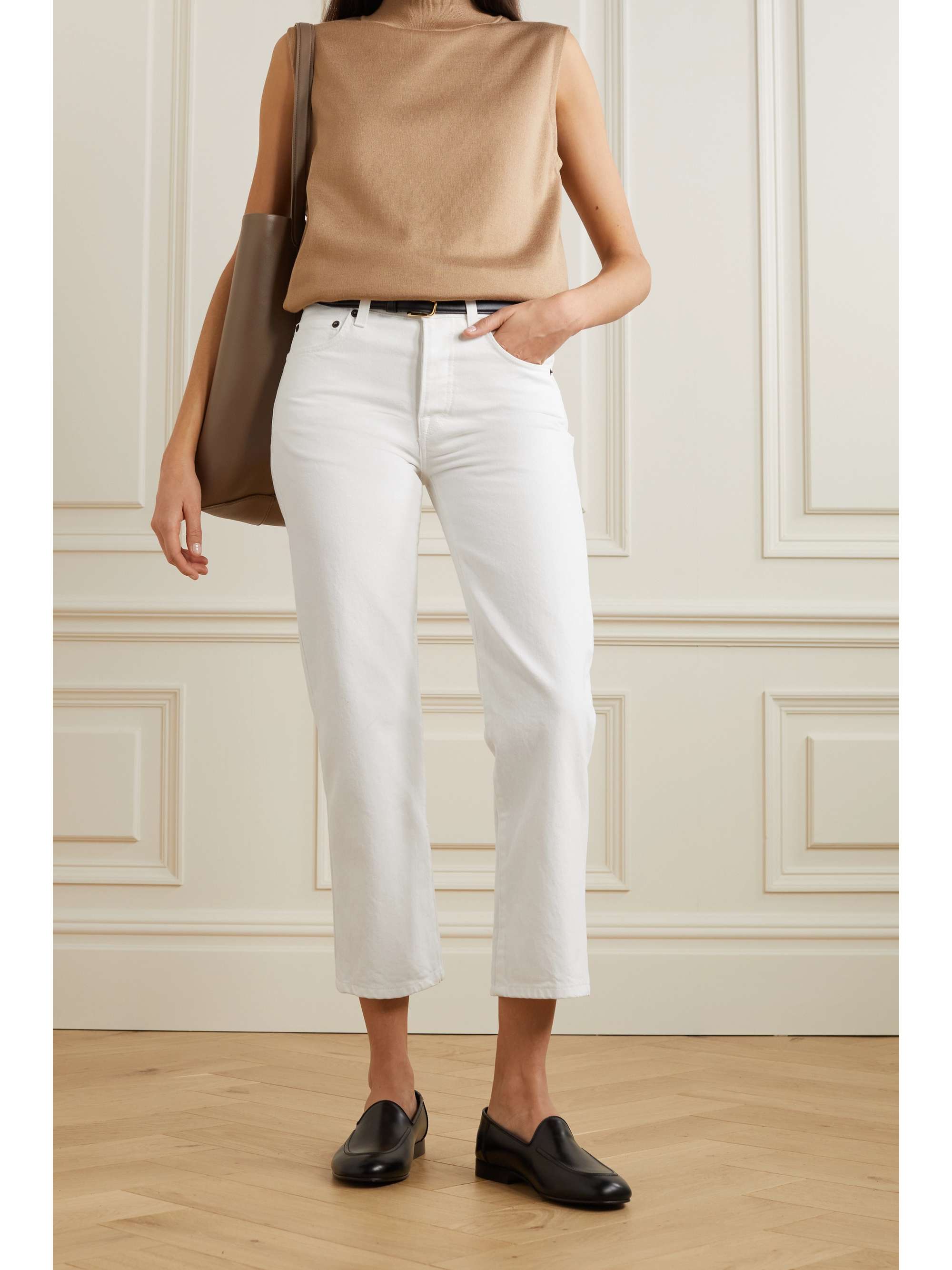 Lesley Cropped Straight-Leg Jeans