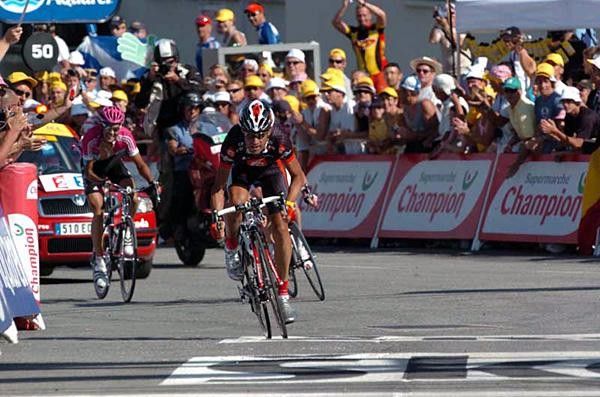 Sprinting to for the line