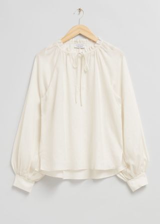 Oversized Voluminous Sleeve Blouse