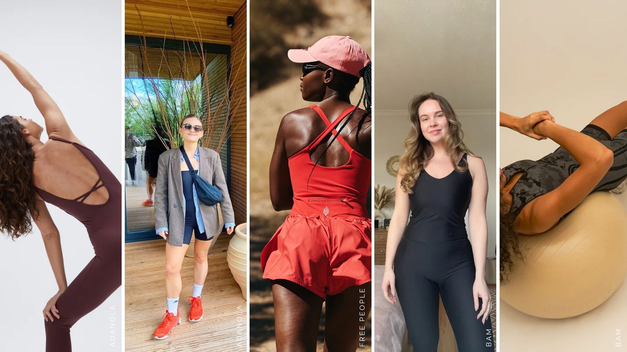 Ally, Valeza and models wearing some of the best unitards