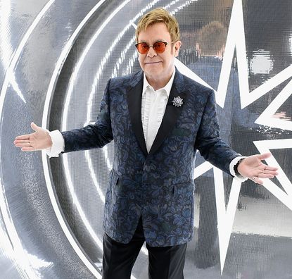 Elton John at the Elton John AIDS Foundation's Academy Awards Viewing Party.