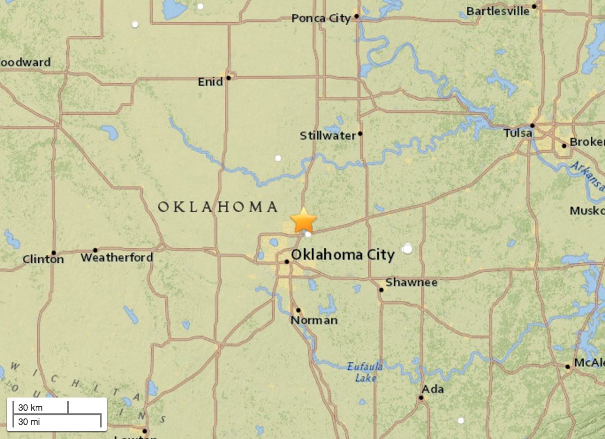 On Aug. 2, 2017, a 4.2-magnitude earthquake struck north central Oklahoma, a region that has seen an uptick in temblors since 2014.