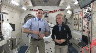 Astronauts Cassidy and Nyberg Speak During Curiosity One-Year Anniversary Celebration