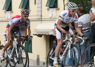 Philippe Gilbert and Cadel Evans united for Lombardia
