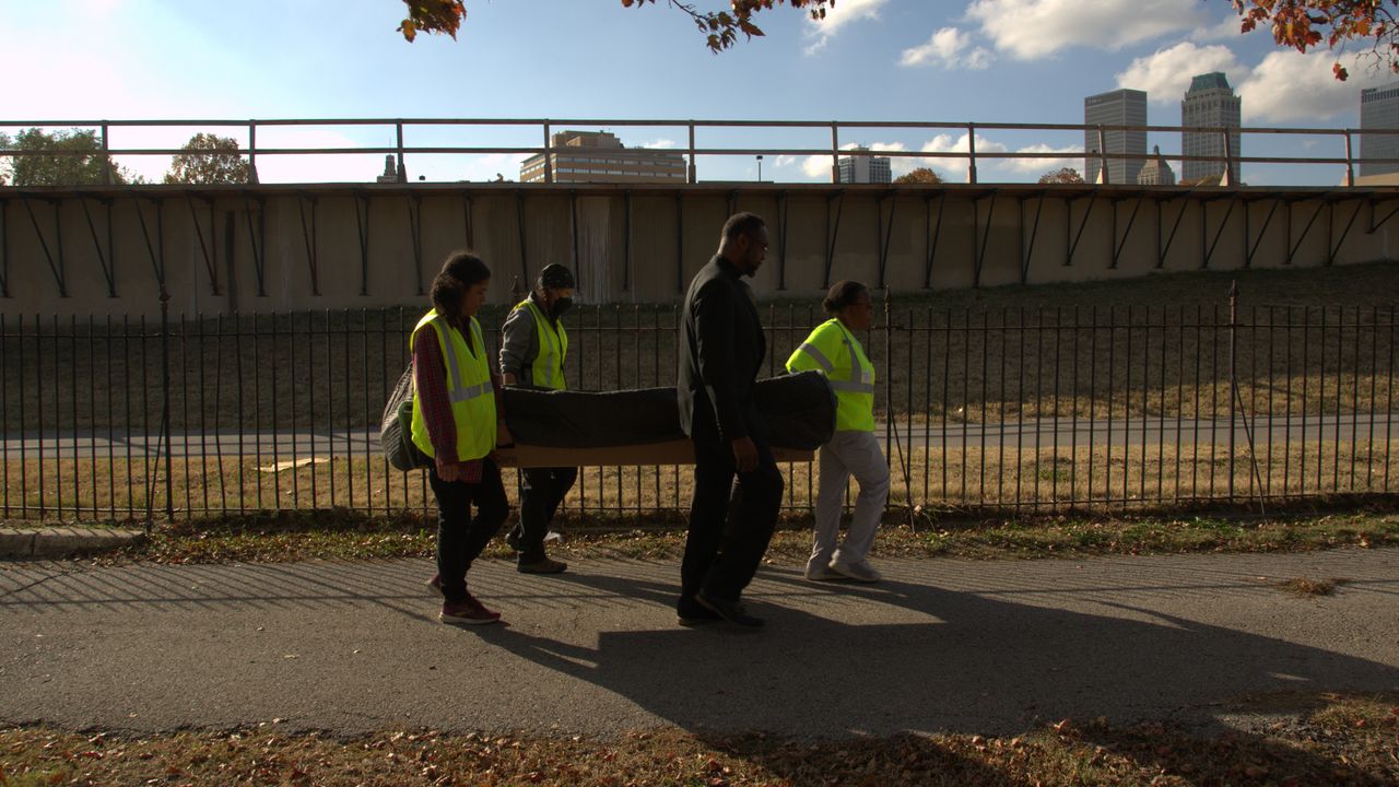 The exhumed remains will be reburied when forensic tests are complete. "We&rsquo;re trying to do every step of this process as respectfully as possible."