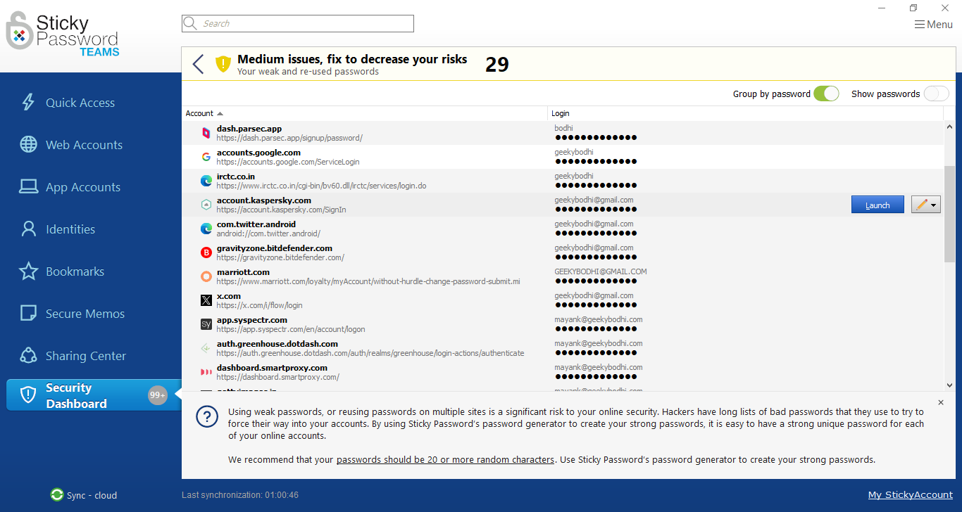 Sticky Password business plan review