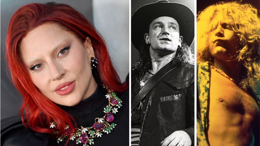 Lady Gaga in 2024, Bono in 1989 and Robert Plant in 1973