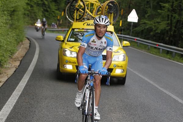 Simone Stortoni (Colnago - CSF) put in a strong ride for second in stage 8.