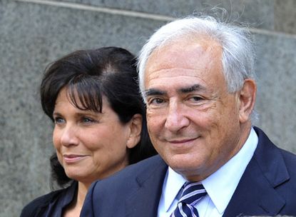 Anne Sinclair and Dominique Strauss-Kahn