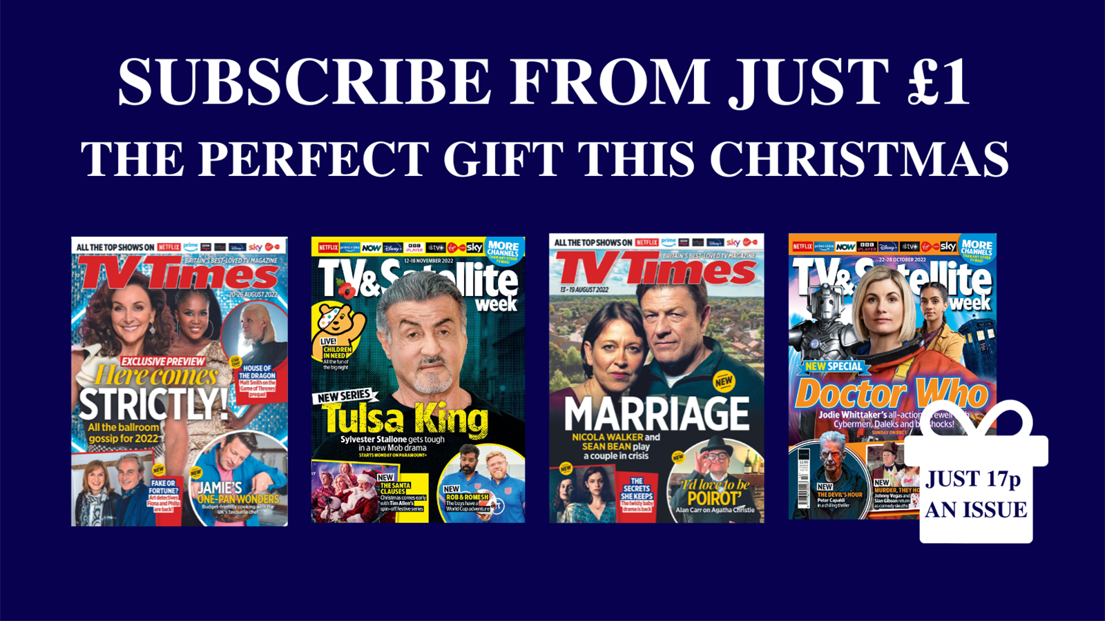 TV Times Christmas bumper issue on sale date revealed! What to Watch