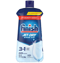 Finish Jet-Dry Rinse Aid, Dishwasher Rinse Agent and Drying Agent, 23 fl oz | $10.16 at Amazon