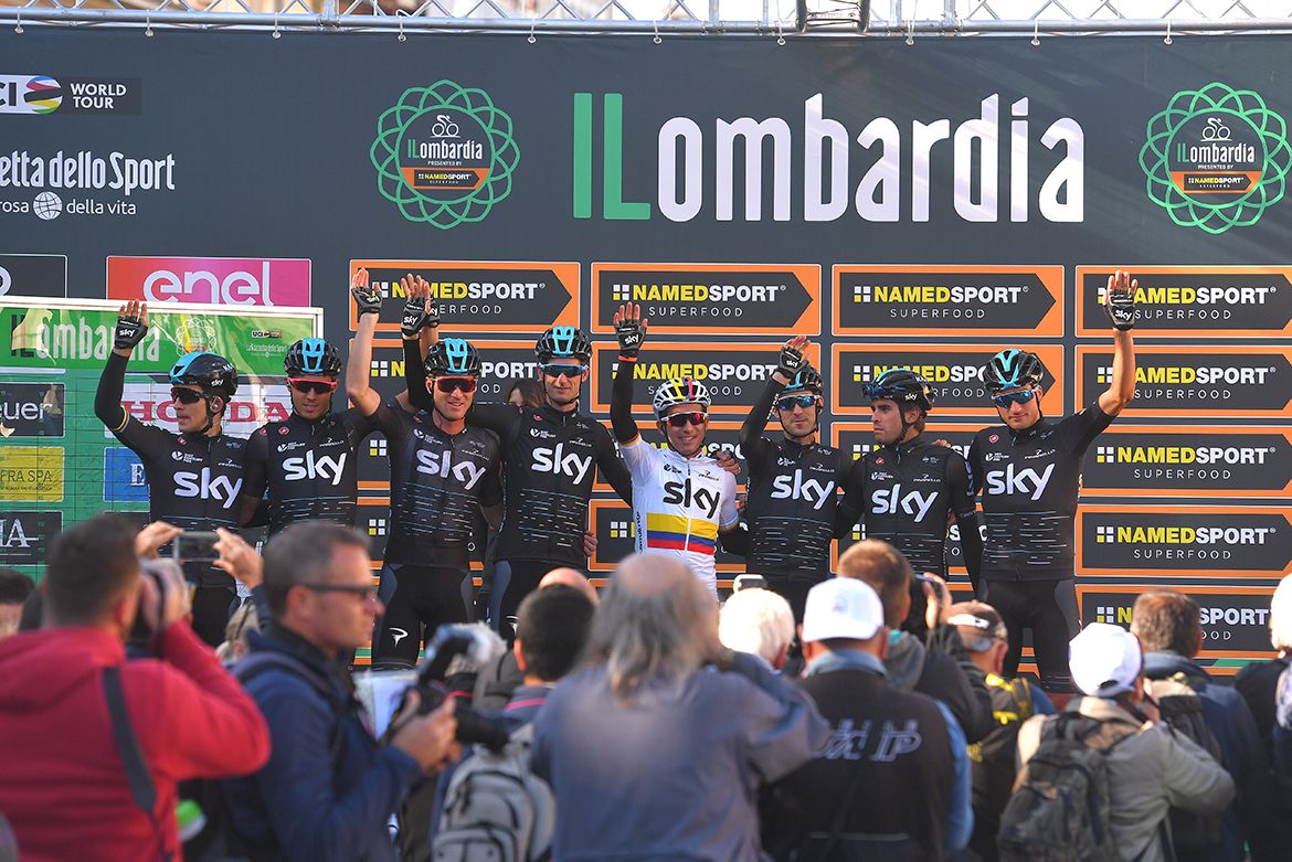 Team Sky had a few options at the start of the day