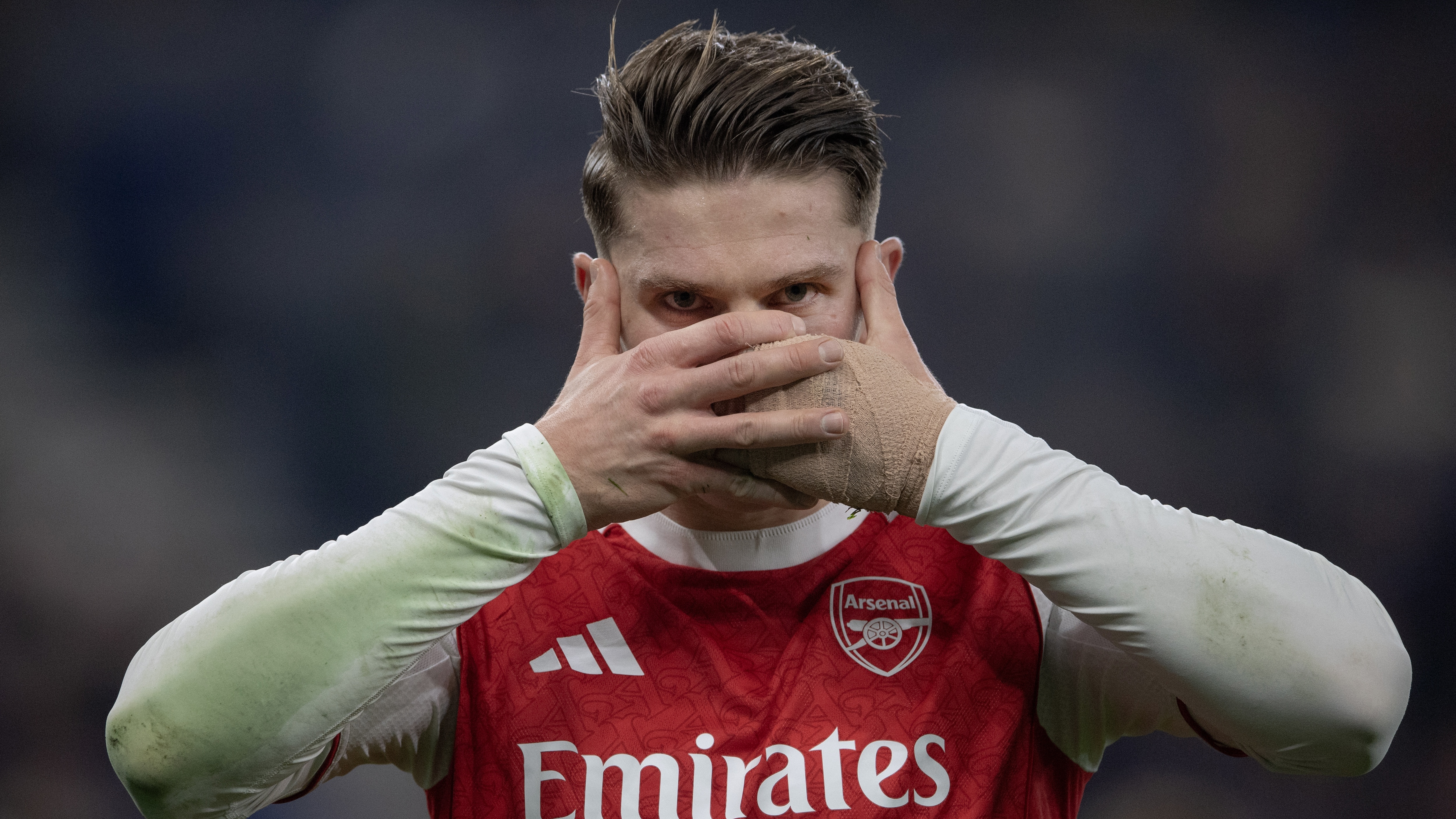 LIVERPOOL, ENGLAND - DECEMBER 20: Viktor Gyokeres of Arsenal celebrates scoring the only goal during the Premier League match between Everton and Arsenal at Hill Dickinson Stadium on December 20, 2025 in Liverpool, England. 