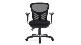 Modway Articulate Ergonomic Mesh Office Chair review: The chair feature from the front in all black