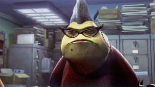 Roz was voiced by Pixar employee Bob Peterson.