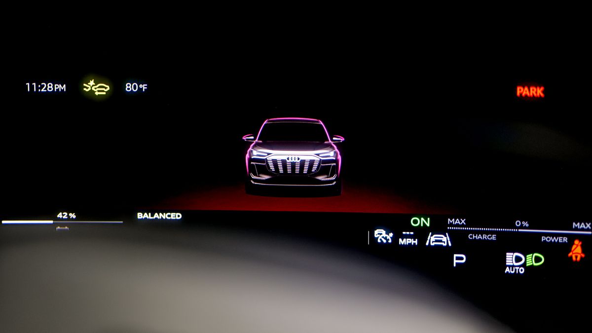 2025 Audi Q6 e-tron test drive.