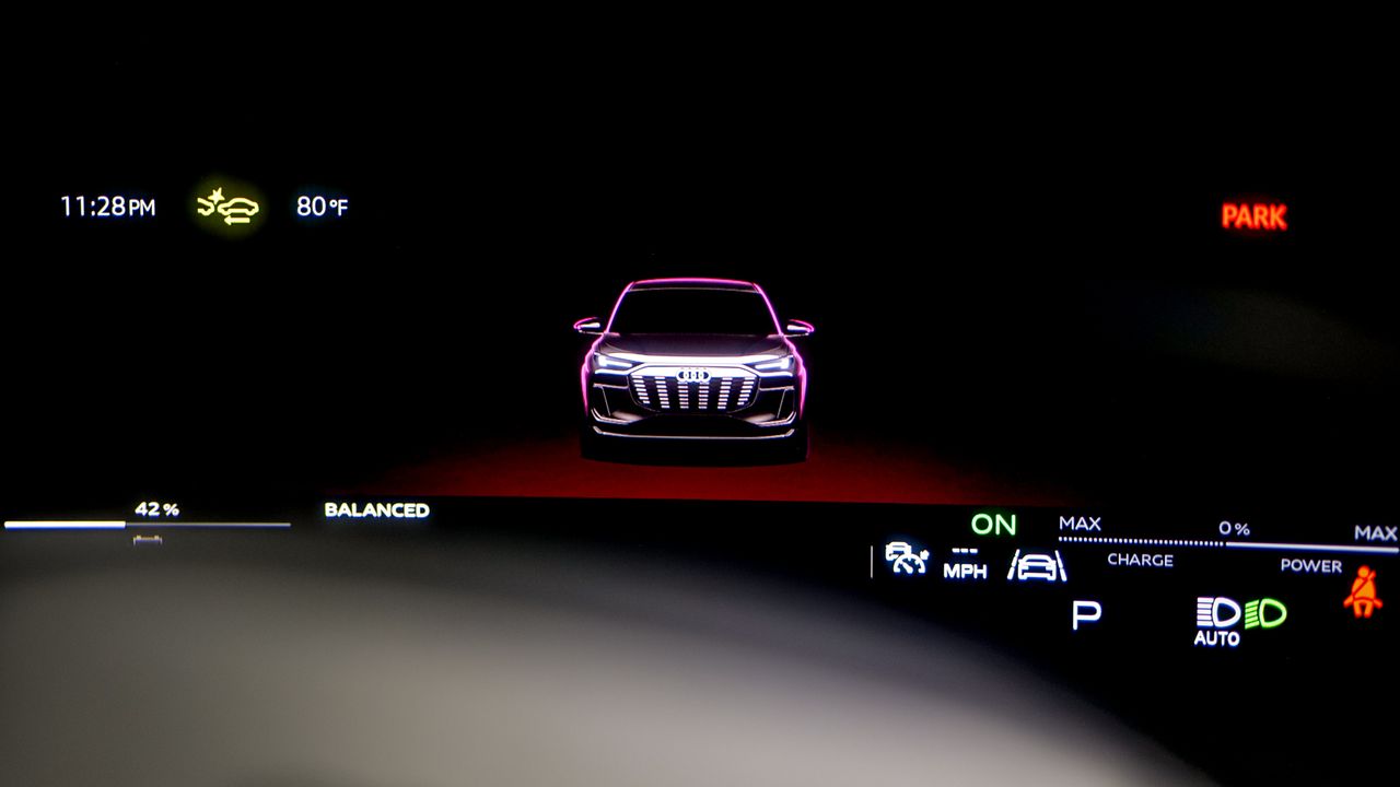 2025 Audi Q6 e-tron test drive.
