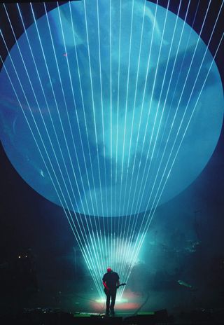 David Gilmour onstage at the Royal Albert Hall