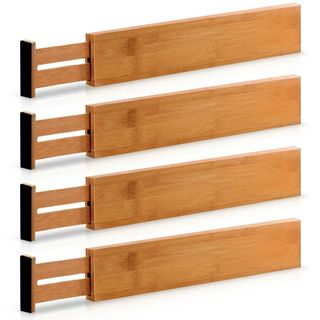 Bambusi expandable drawer dividers
