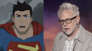 Supes in the new animated series "My Adventures with Superman,' and James Gunn doing press with i09 for Guardians of the Galaxy