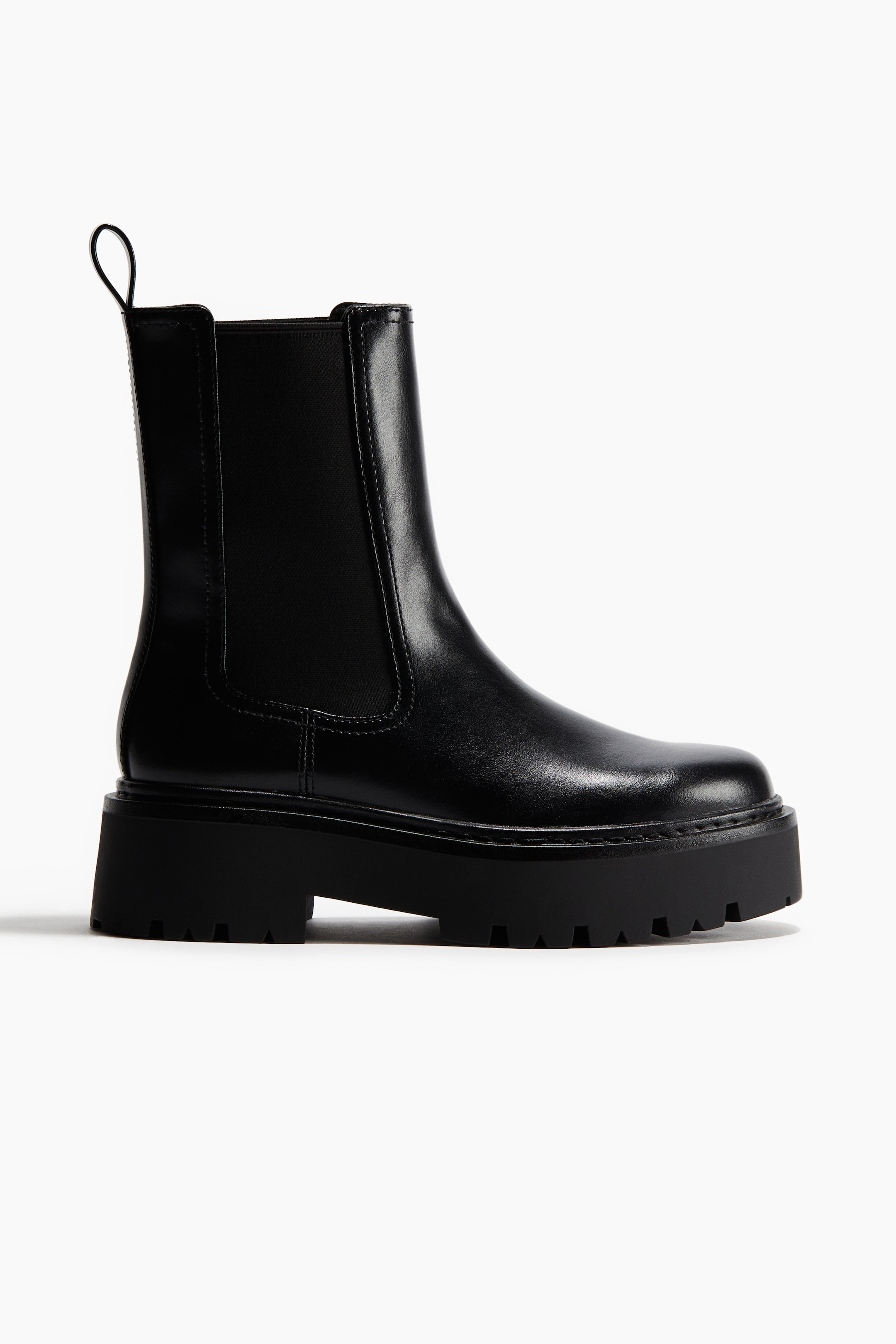 Chunky Chelsea Boots - Black