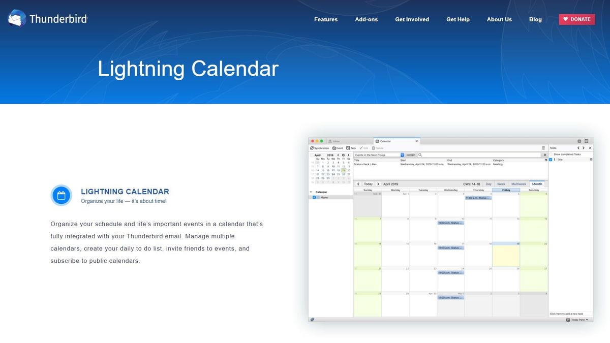 Lightning Calendar review | TechRadar