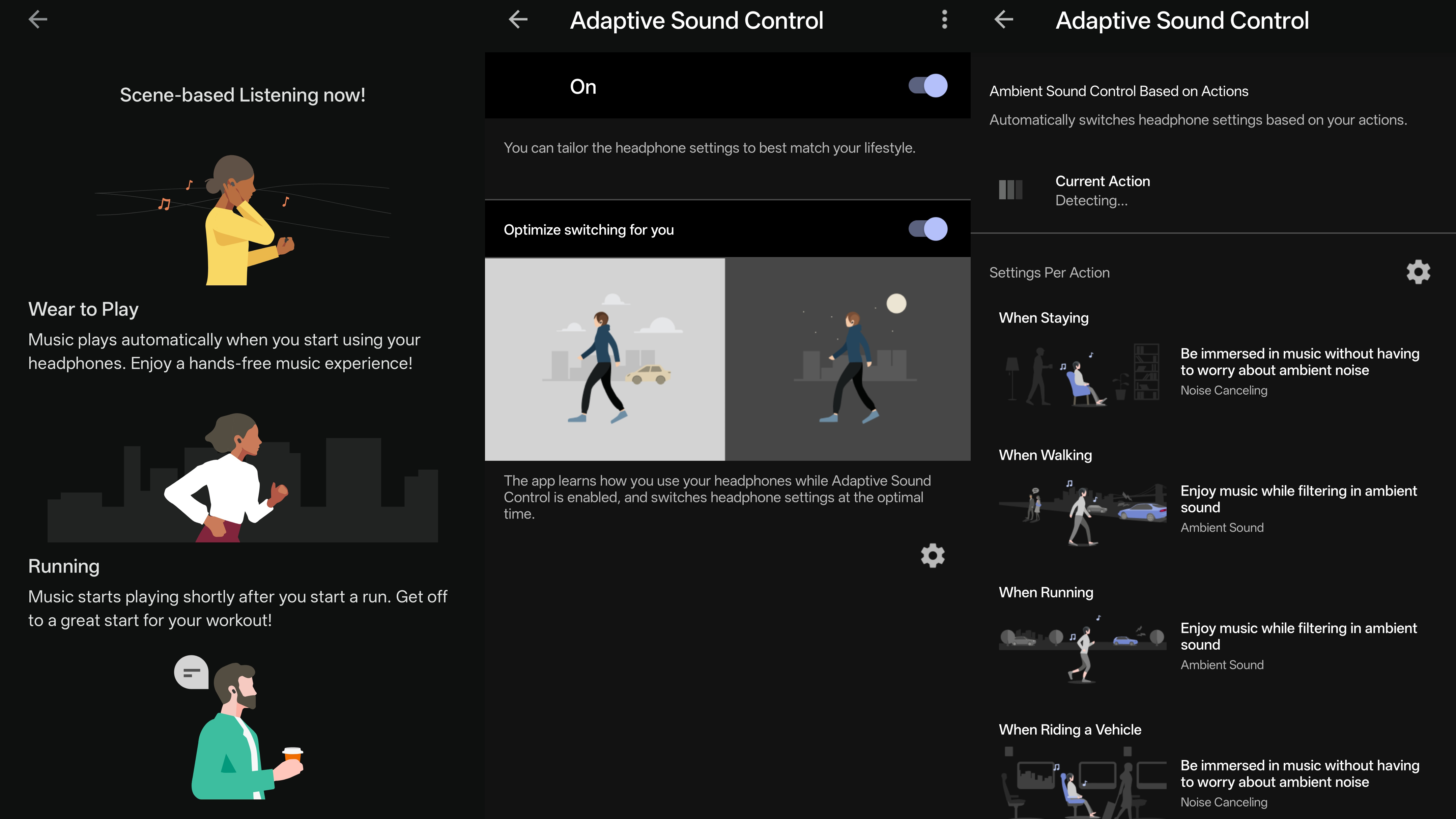 Sony 1000X The Collexion app