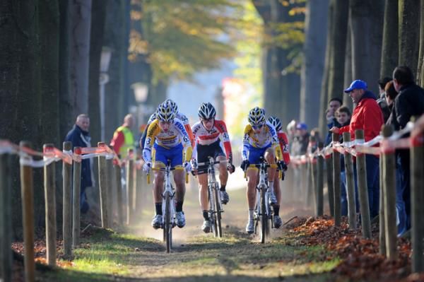 It was a dry, sunny day for racing in Gavere