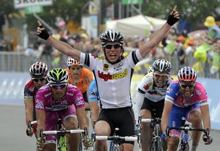 Mark Cavendish celebrated his first Giro d'Italia stage win 15 years ago in Catanzaro