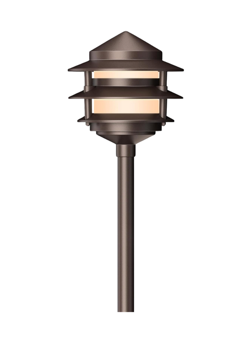 Pagoda Low Voltage Landscape Pathway Lights, Set of 6