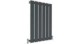 grey flat panel radiator
