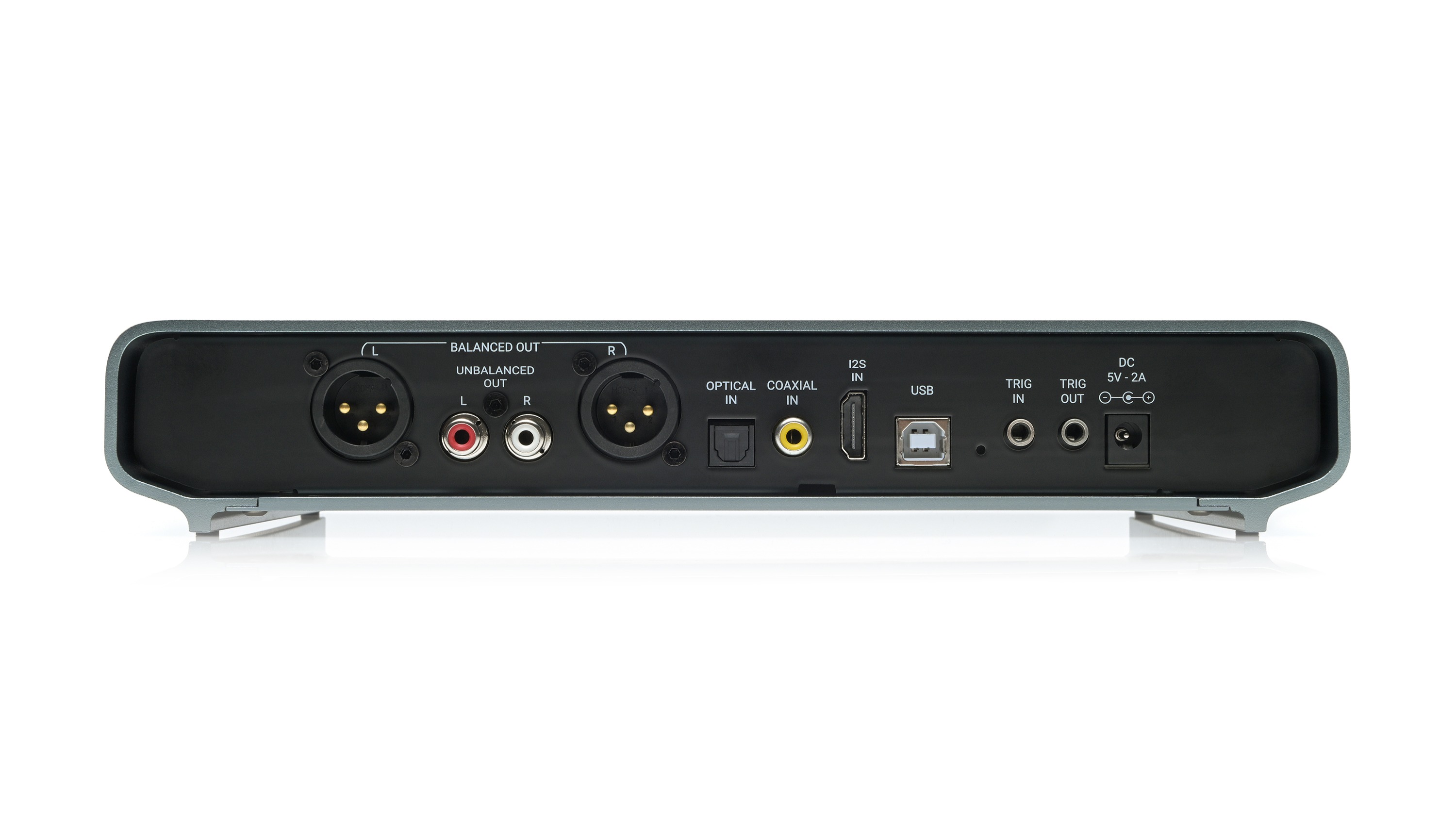 Volumio Preciso DAC rear connections shot