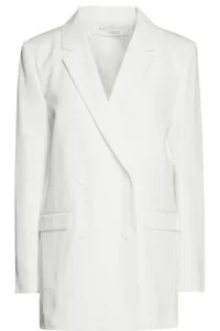 Iro Litta Linen and Cotton Double-Breasted Blazer - £157 at The Outnet