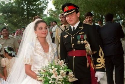 Queen Rania of Jordan and King Abdullah II, 1993