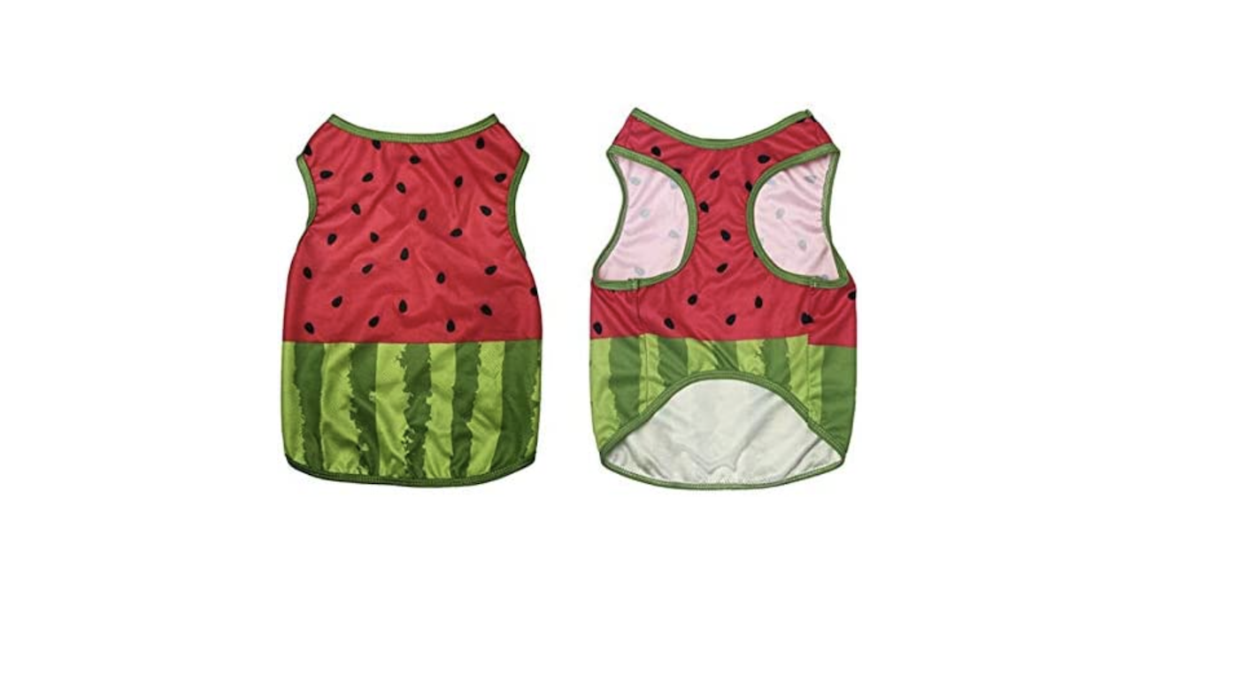 Kipetto watermelon cooling dog vest