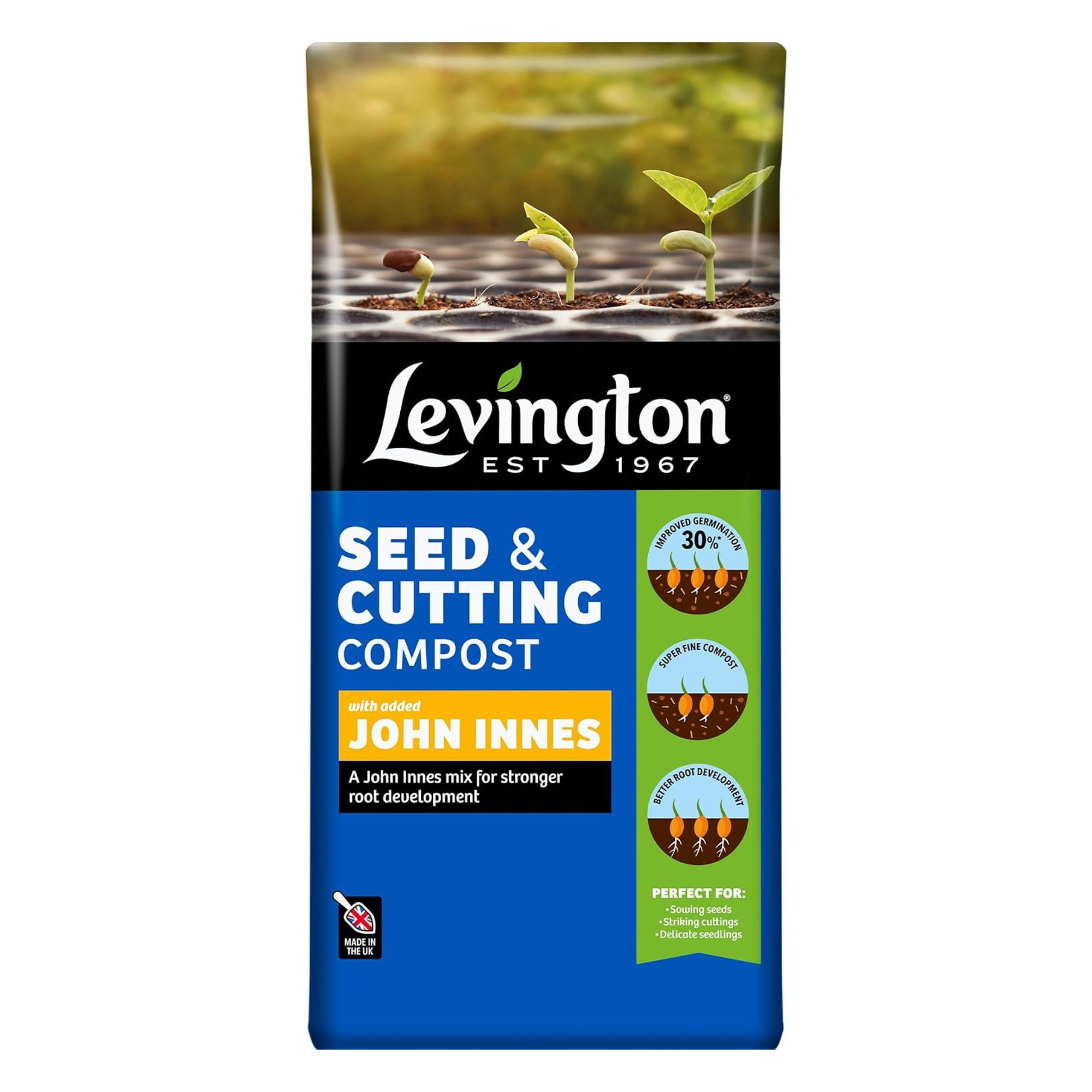 Levington Peat Free Seed and Cutting Compost