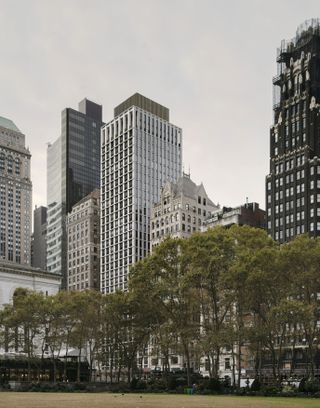 Close up of the Bryant Park by David Chipperfield