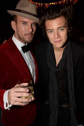 Luke Goss And Harry Styles At The Playboy 60th Anniversary Party