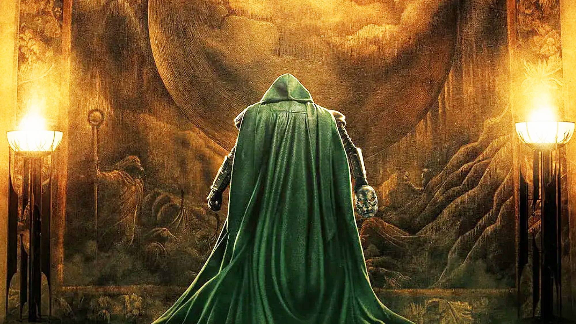 Robert Downey Jr. as Doctor Doom in the "Avengers: Doomsday" poster