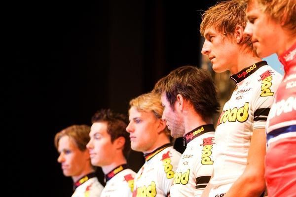 At the team presentation