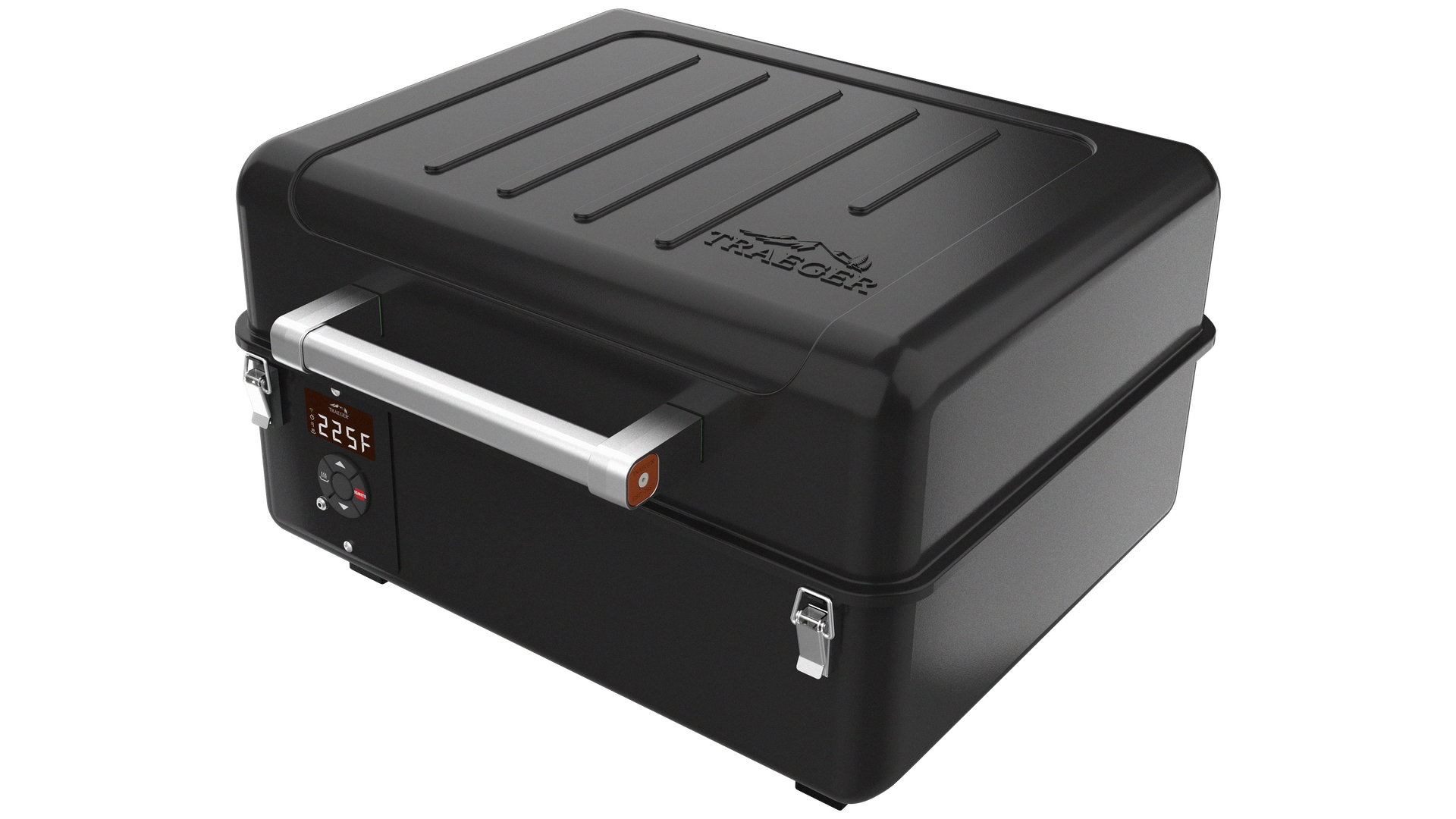 Traeger Ranger portable smoker on white background