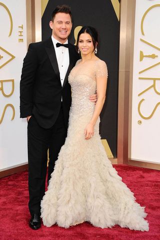 Channing Tatum And Jenna Dewan Tatum At The Oscars 2014