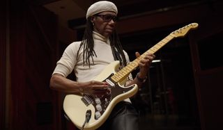 Nile Rodgers plays his new signature Fender Hitmaker Stratocaster