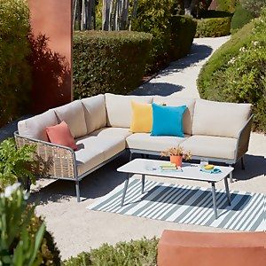 Alba Corner Garden Sofa Set