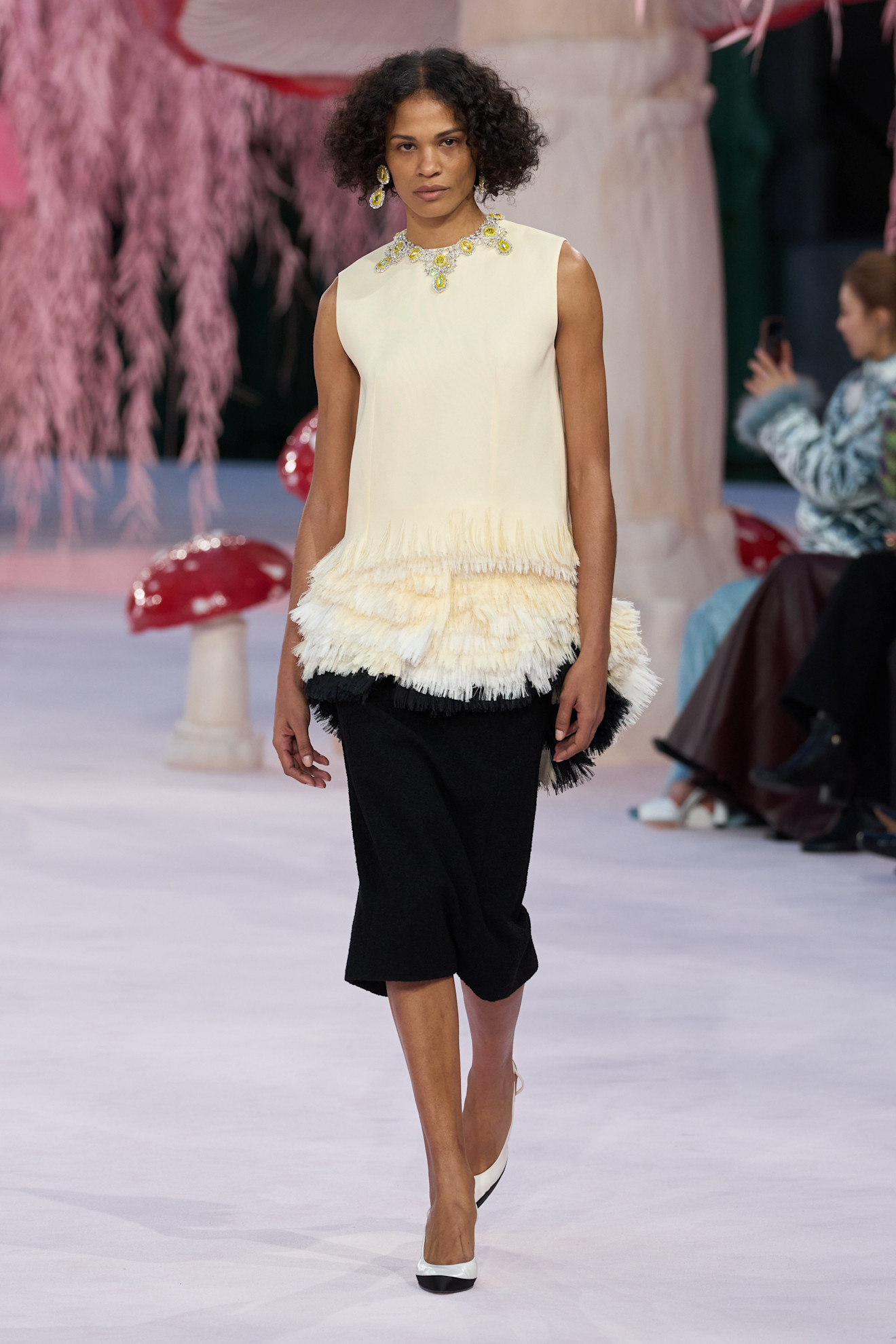 fringe on chanel's spring 2026 haute couture runway