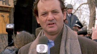 Bill Murray in _Groundhog Day._