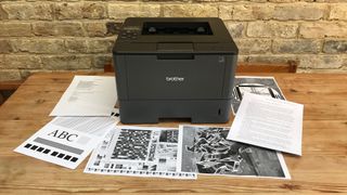 Printer with test pages
