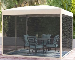 Arlmont & Co. Clarion 10 Ft. W x 10 Ft. D Steel Patio Gazebo