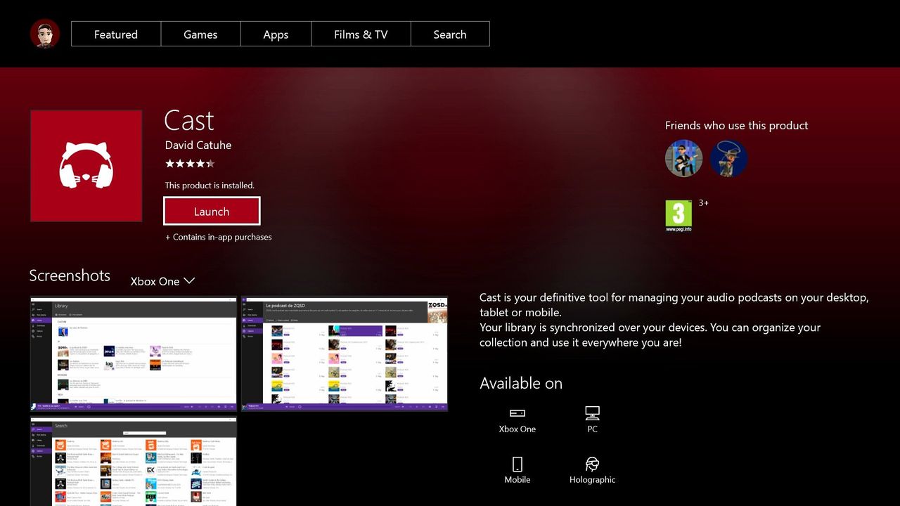 Xbox One Summer Update - Cast