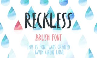 Best free fonts: Sample of Reckless